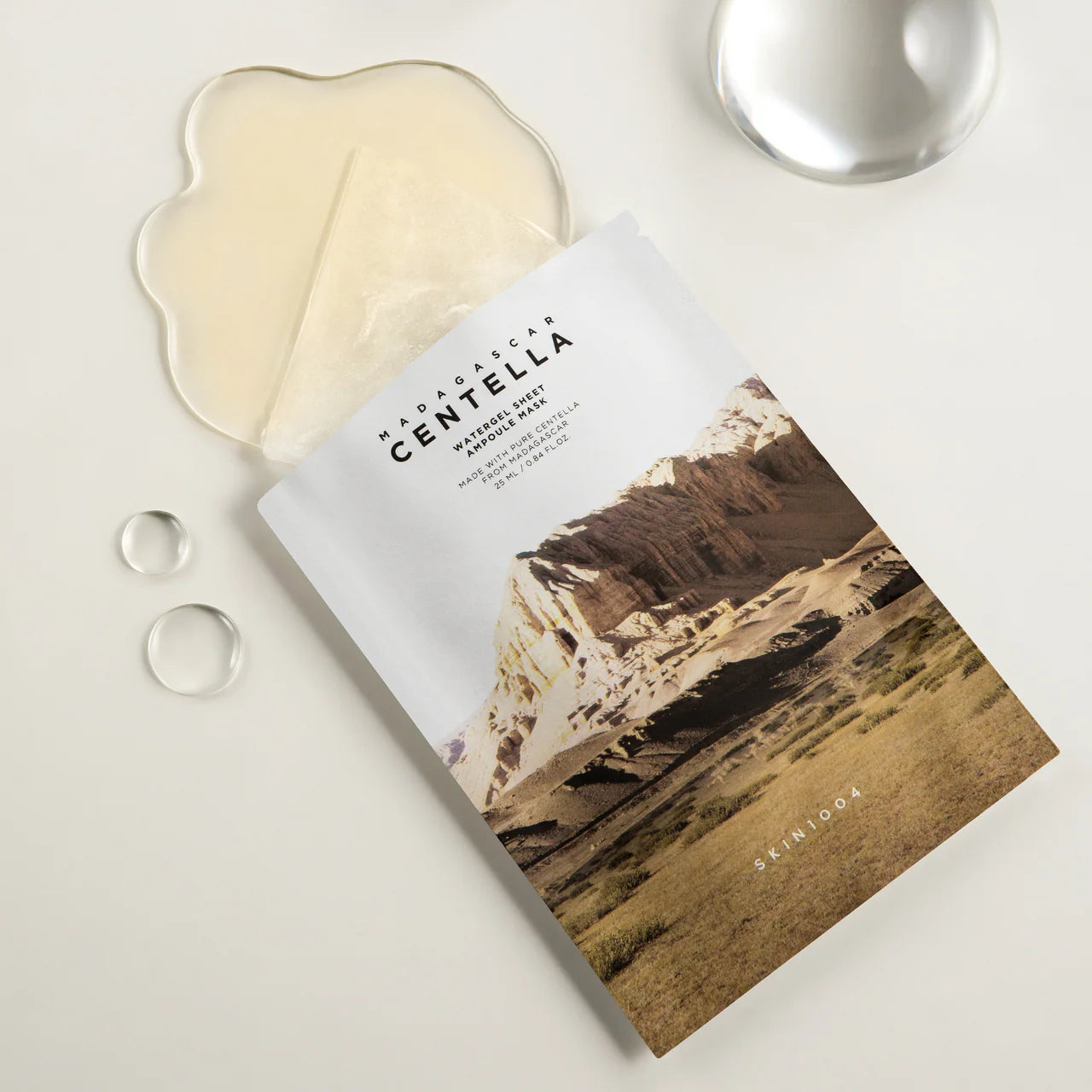 Skin1004 Madagascar Centella Soothing Watergel Sheet Ampoule Mask Soothing And Hydrating (1 Pcs)