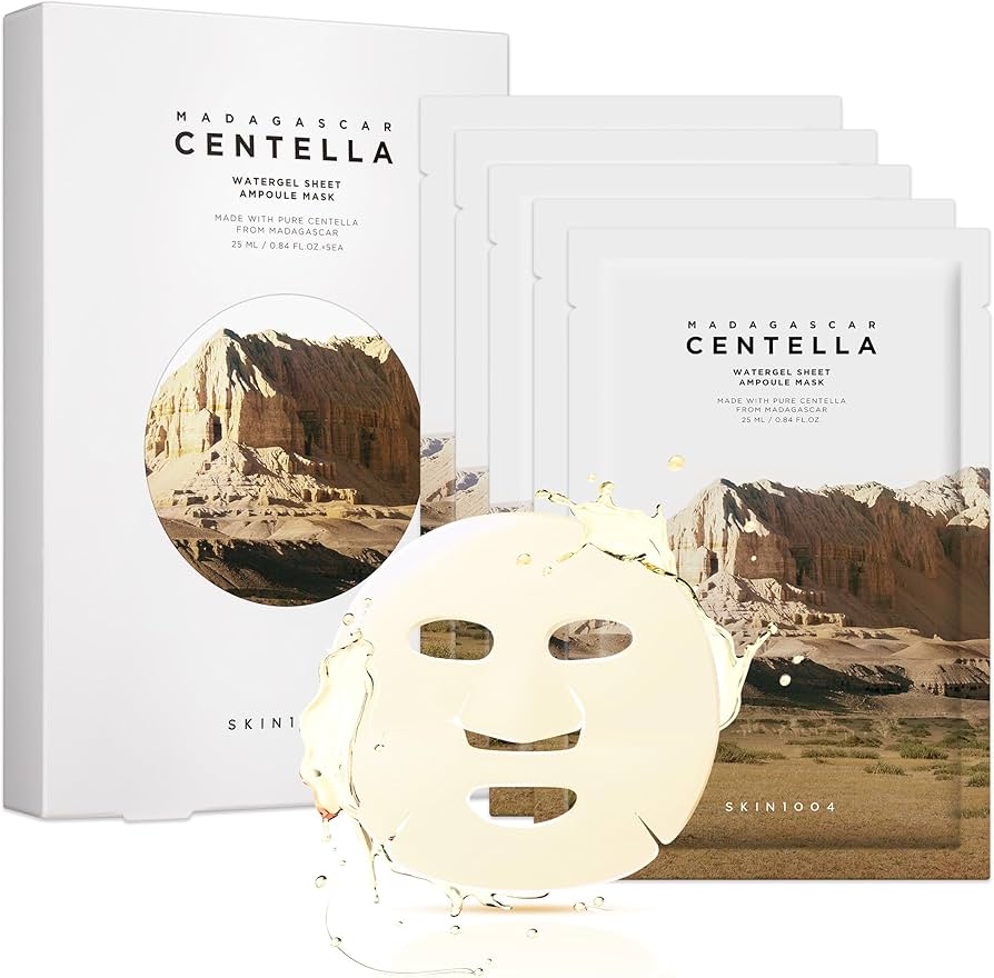 Skin1004 Madagascar Centella Soothing Watergel Sheet Ampoule Mask Soothing And Hydrating (1 Pcs)