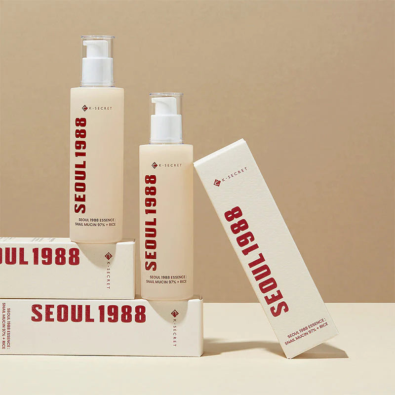 K-Secret SEOUL 1988 Essence : Snail Mucin 97% + Rice (100 ml)